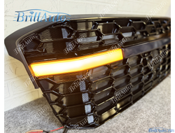 Решетка Toyota Land Cruiser 300 LED антихром
