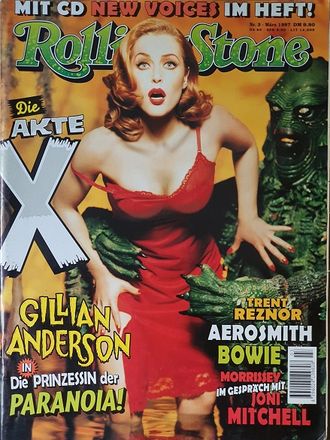 Rolling Stone Germany Magazine March 1997 Gillian Anderson,David Bowie Иностранные журналы, Intpress