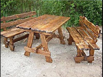 Столы, стулья, скамейки из дерева