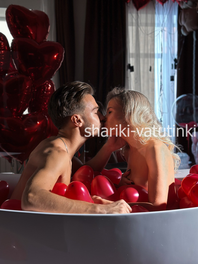 Набор «Ванна заполненная сердцами»