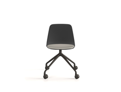 Стул Maarten Plastic Pyramid Swivel with Casters Base с подушкой купить в Севастополе