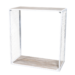 Удобный демонстрационный стеллаж из ЛДСП и металла для вашего магазина