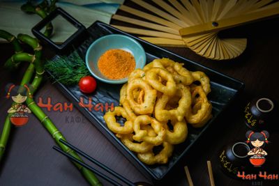 Жареные кольца кальмара 炸鱿鱼圈 120г