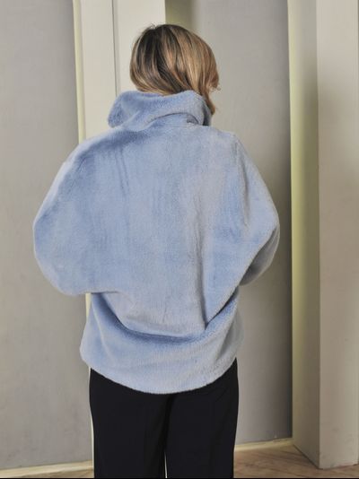 Шуба ТМ-701 голубой