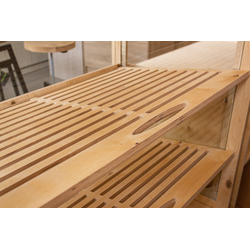 (НАТ-16) Хлебная витрина "NATURE" с 3-мя наклонными полками