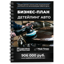 Бизнес-план для социального контракта в 2022 г. Ниша: Детейлинг авто. Форма: Самозанятость.
