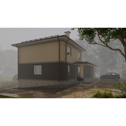 Двухэтажный дом с тремя спальнями 164м² (S62)