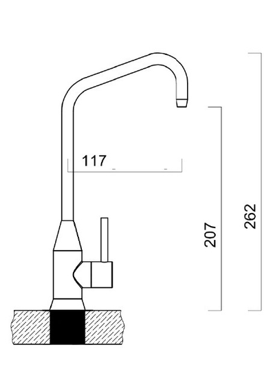 Смеситель для фильтрованной воды Kantera Orizuro Water FTR015 PearlArc Technology