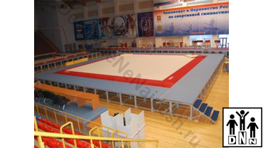 Помост и подиум для ковра художественной гимнастики