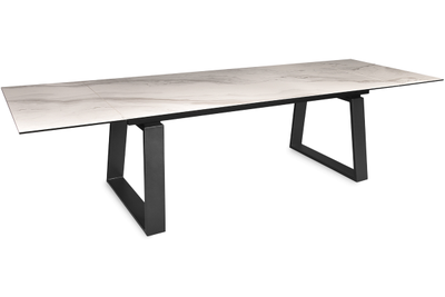 LEONARDO черный/ керамика MILKY WAY GU 200(+50+50)x100