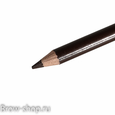 Карандаш для бровей со щеточкой, черный