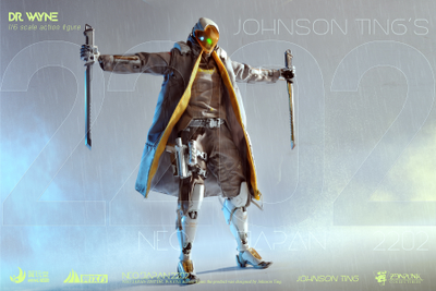 ПРЕДЗАКАЗ - Робот Кастор - КОЛЛЕКЦИОННАЯ ФИГУРКА 1/6 Johnson Ting NEO JAPAN 2202 Dr. Wayne Castor with a special edition head (ZJNWB04) - Wing Toys x Zenpunk x YCF  ?ЦЕНА: 34600 РУБ.?