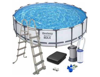 Каркасный бассейн Bestway Steel Pro Max 549х122 см (56462)