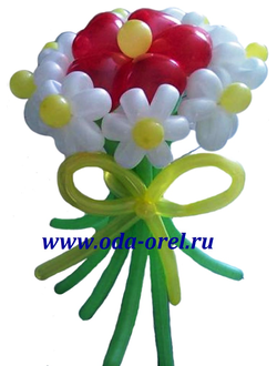 Букет "Ромашковое сердце"