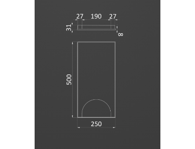 Гипсовая панель KASTILIA-3 артикул E-0250