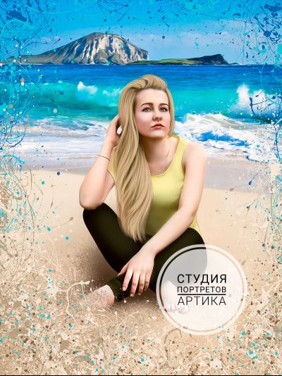 Портрет в Стиле Дрим-Арт 1 Человек