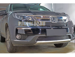 Защита радиатора для Honda Pilot 2018- black низ