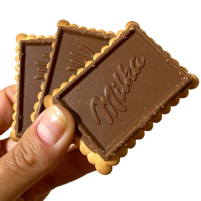 Европейское печенье с шоколадом Milka Choco Biscuits La Liga 150 гр.