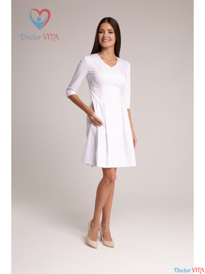 ПЛАТЬЕ медицинское Dr.Super &quot;Lucky&quot; белое