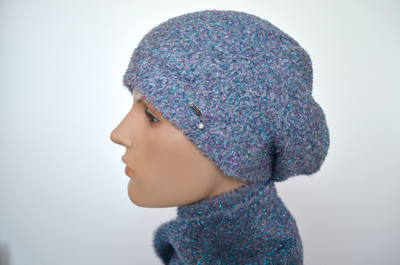 Берет Vizio 1627  светло - серый