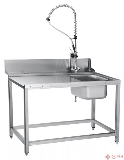 Стол предмоечный Abat СПМП-7-4 с душирующим устройством