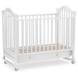 Детская кровать Nuovita Perla Dondolo, Bianco / Белый