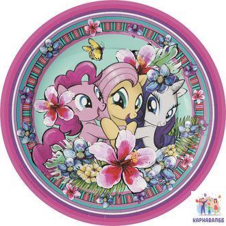 Тарелки 18 см  6 шт My Little Pony Пони