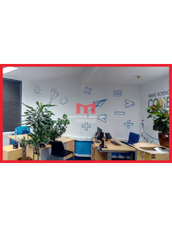 Оклейка стен пленкой