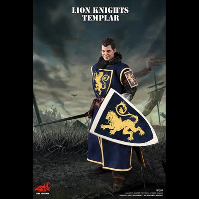Рыцарь-крестоносец - Коллекционная ФИГУРКА 1/6 LION KNIGHT TEMPLAR (FP004) - FIRE PHOENIX