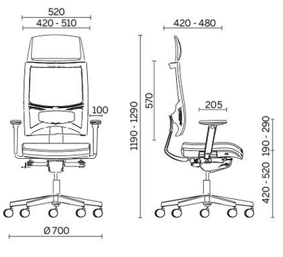 Кресло офисное Sitland Team Strike Executive