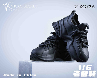 Женские кроссовки (черные) 1/6 Street shoes (21XG73A) - VSTOYS