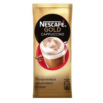Кофе порционный растворимый Nescafe Gold Cappuccino