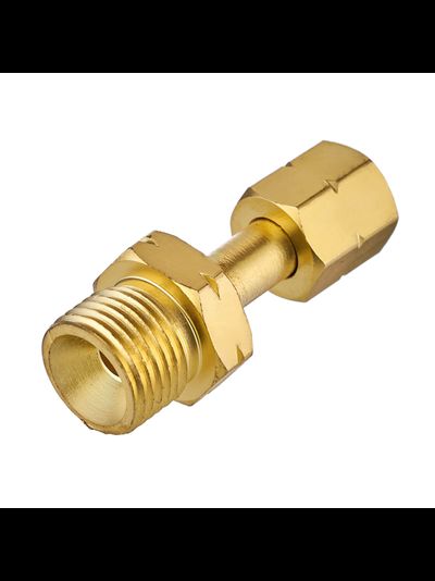 Переходник М12х1,25LH-М16х1,5LH, латунь