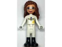 Friends Olivia Nougat - White Bee Suit and Black Boots, n/a (frnd498)