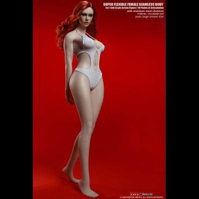 Супер-подвижное бесшовное женское тело с головой (ТЕЛОИД) 1/6 PLLB2020-S42  Super Flexible Seamless Female Body Figure - PHICEN (TBLeague)
