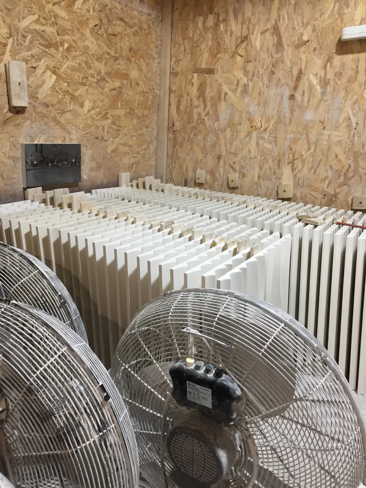 Панели в сушке