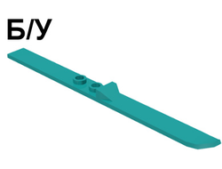 ! Б/У - Technic, Figure Accessory Ski, Dark Turquoise (2713 / 4183340) - Б/У
