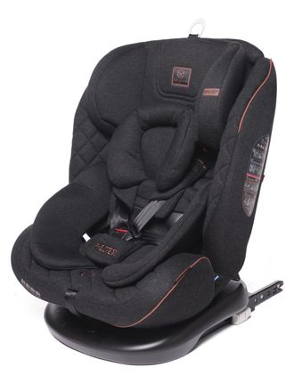 Автокресло Baby Care Shelter 0-36кг, IsoFix, поворотная база 360, Black Graphite