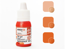 Oil-gel 03 оранжевый, колорант жирораств. для окраш. (10мл) KREDA Bio, компл. пищ. добавка