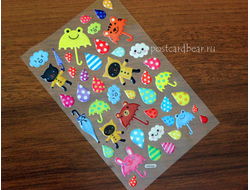 Наклейки "Дождик"