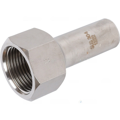 Вставка ROMMER переходная НПр-ВР, 28х3/4, из нержавеющей стали прессовой