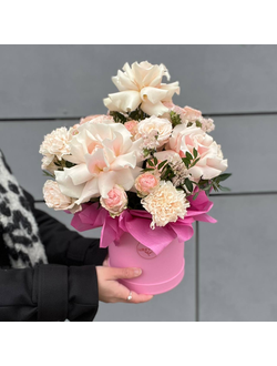 Букет в коробке "Маме"