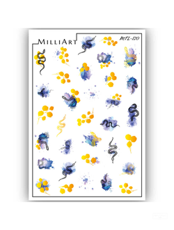 Слайдер-дизайн MilliArt Nails Металл MTL-120