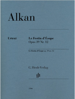 Alkan. Le Festin d'?sope op.39,12 f?r Klavier