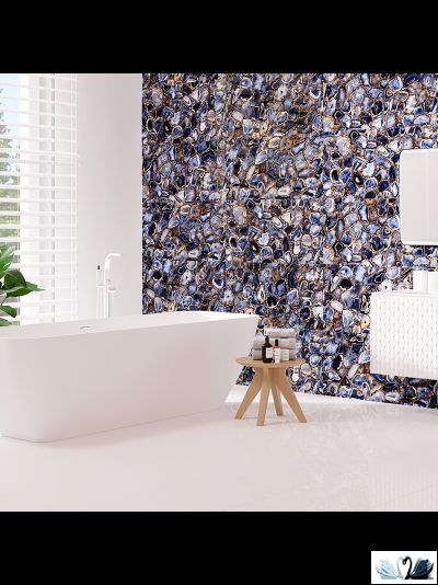 Керамогранит Staro Palacio Rock Azul 60х120 см глянцевый high gloss