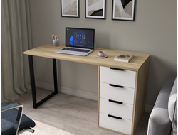 Стол С-402 блэквуд ячменный/меренга