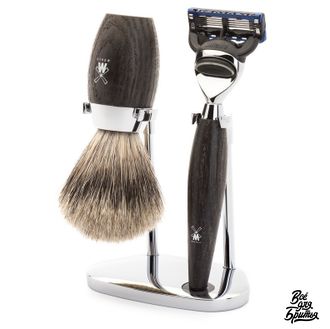 Бритвенный набор Muehle Kosmo с бритвой Fusion, мореный дуб