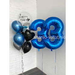 Набор "Синий чёрный"