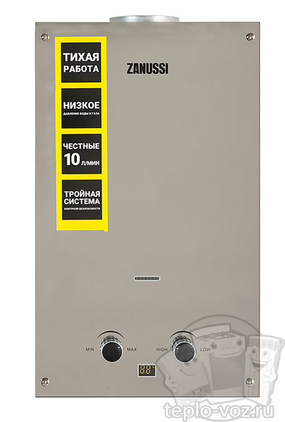 Газовая колонка Zanussi GWH 10 Fonte Mirror