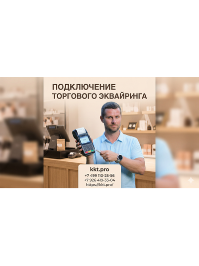 Подключение торгового эквайринга